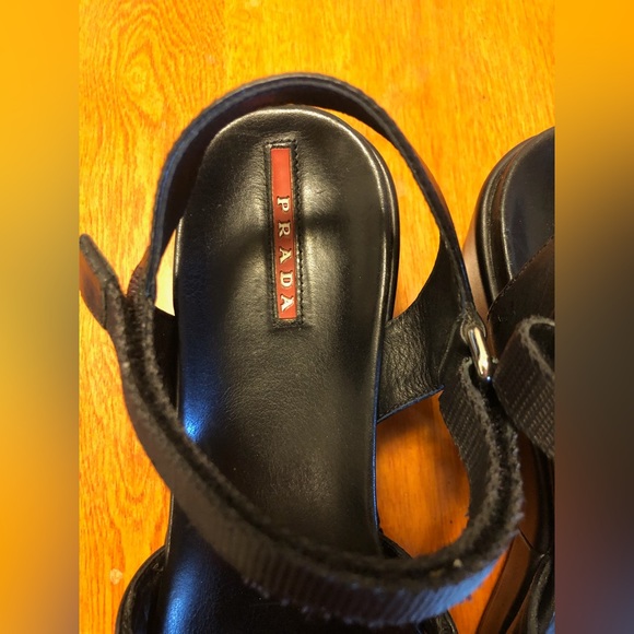 Prada Criss Cross Sandals Size 39 - Picture 2 of 9